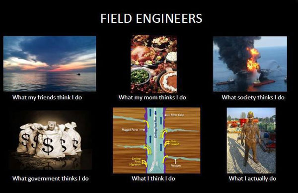 What My Friends Think I Do - Field Engineer