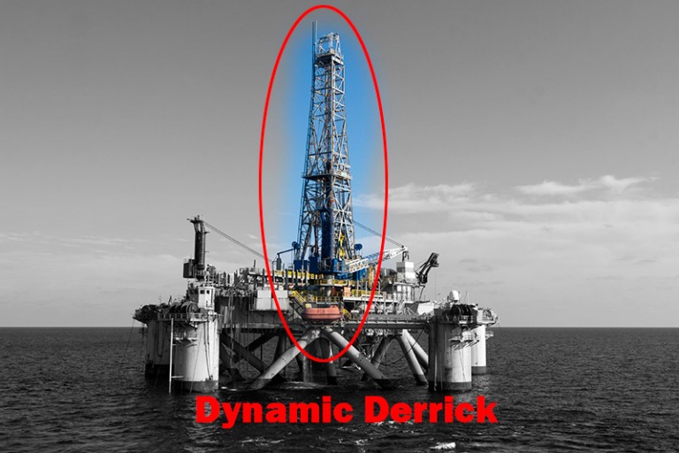 What are differences between Mast and Derrick?‎