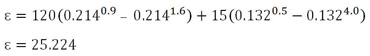 E factor 2 with number