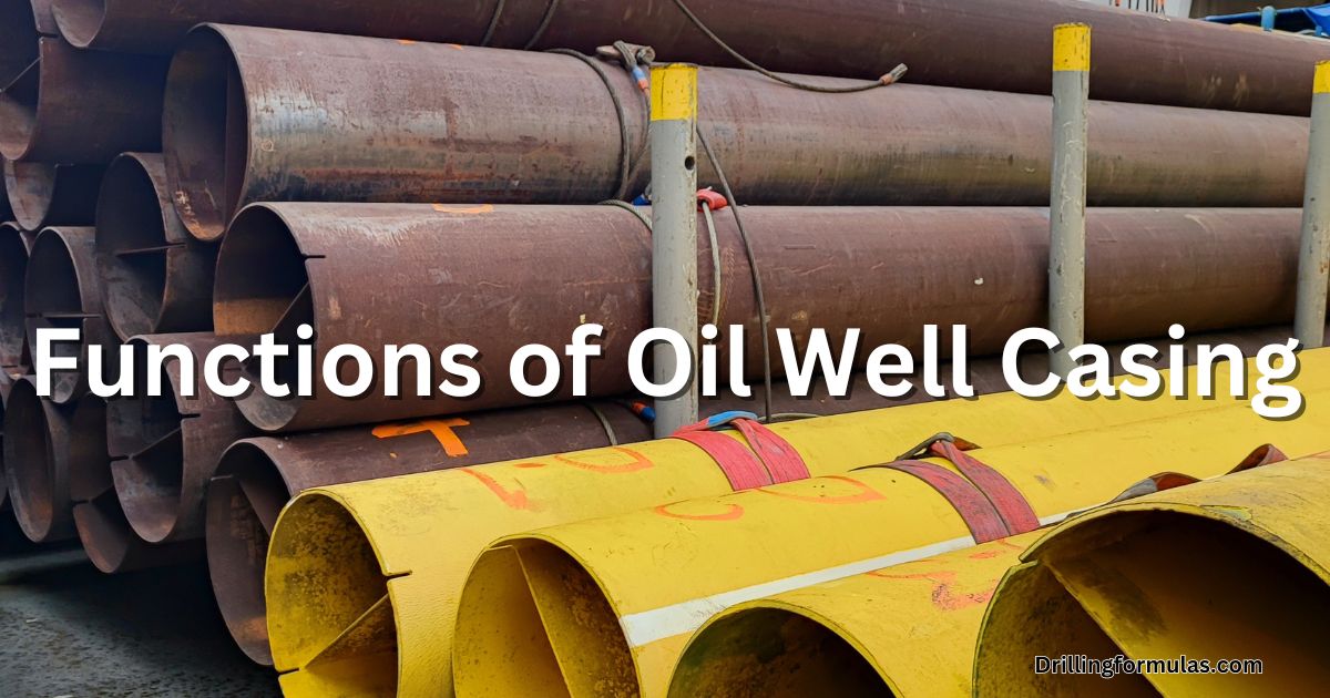 Functions of Oil Well Casing Safeguarding Extraction Processes and Environmental Integrity