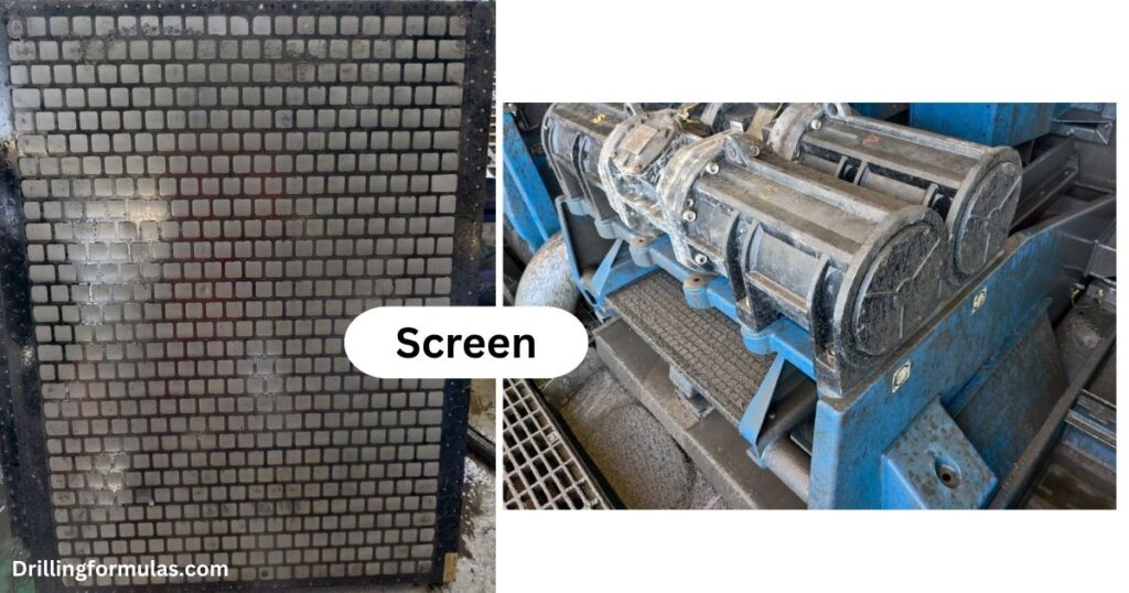 Screen of shale shakers